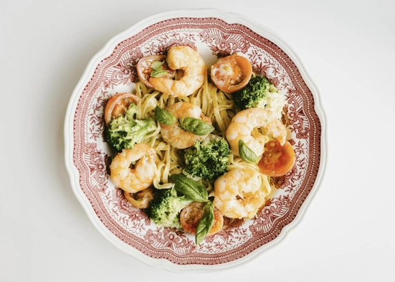 Паста з креветкою та броколі - ANTICA Eatery 