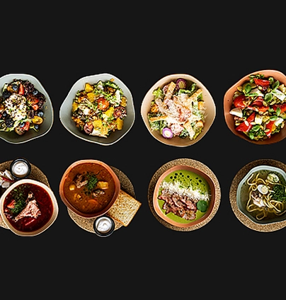 Ланч Lіght суп+салат від Na Nebi 