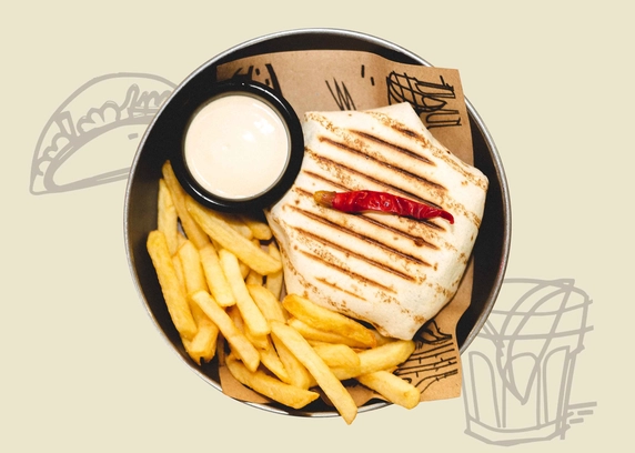 Мексиканський бургер з рваною телятиною - NoName 