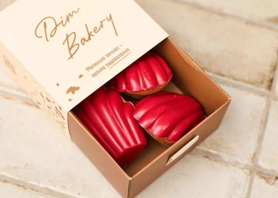 Коробочка Мадлен 3шт від DIM Bakery 