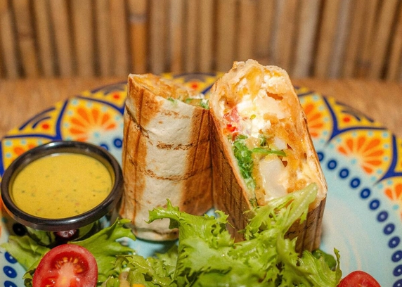 Буріто з кальмарами фрі з картоплею від NoName 