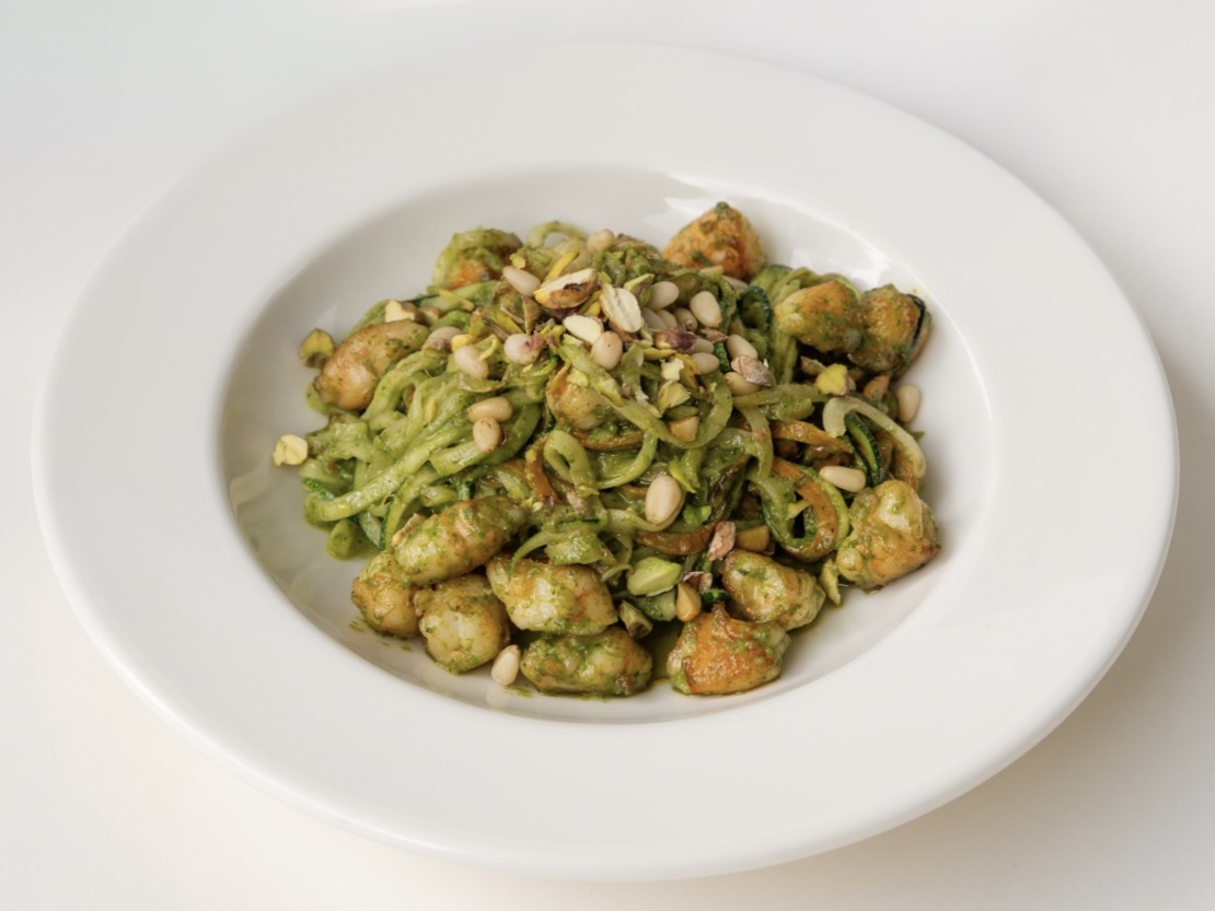 Овочевива паста з креветками