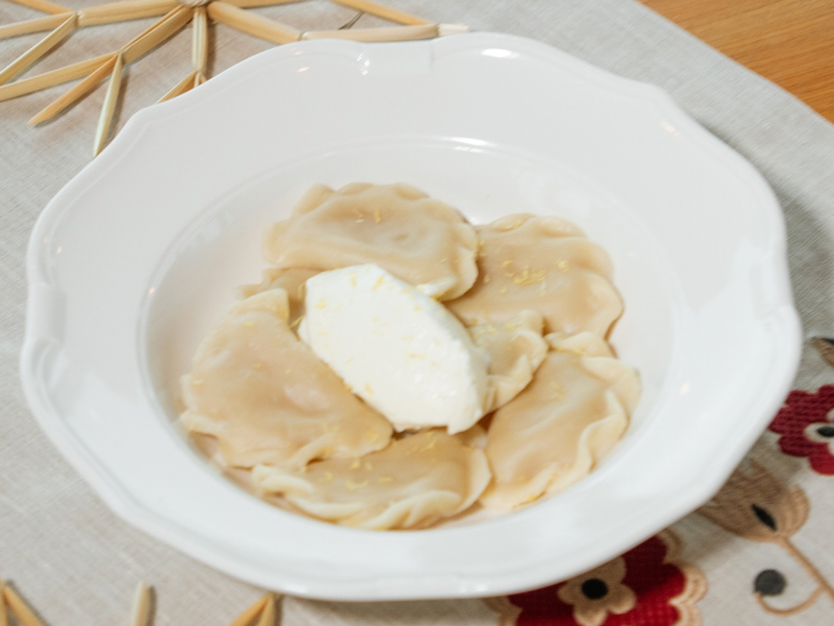 Вареники з яблуками