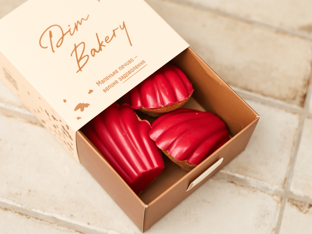 Коробочка Мадлен 3шт