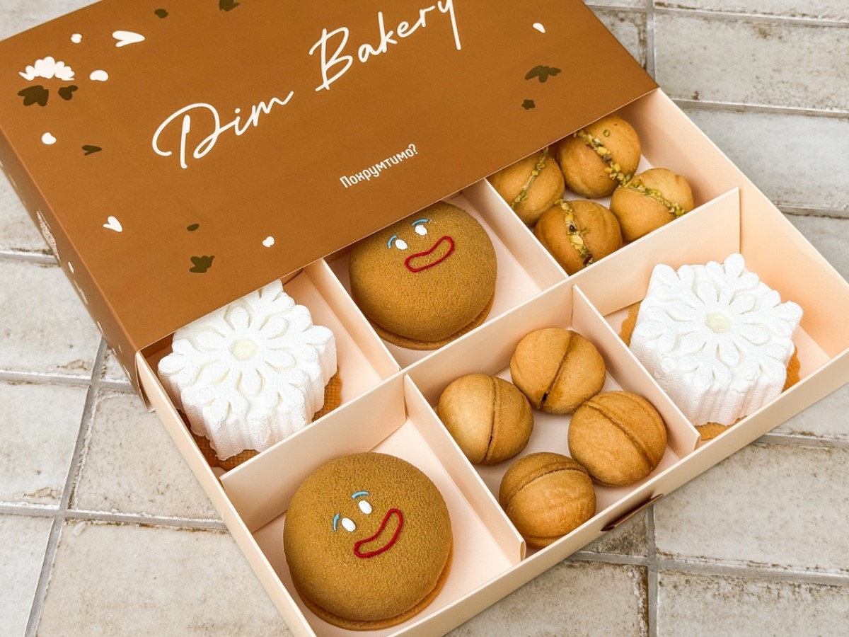 Коробочка MIX горішки/мусові тістечка