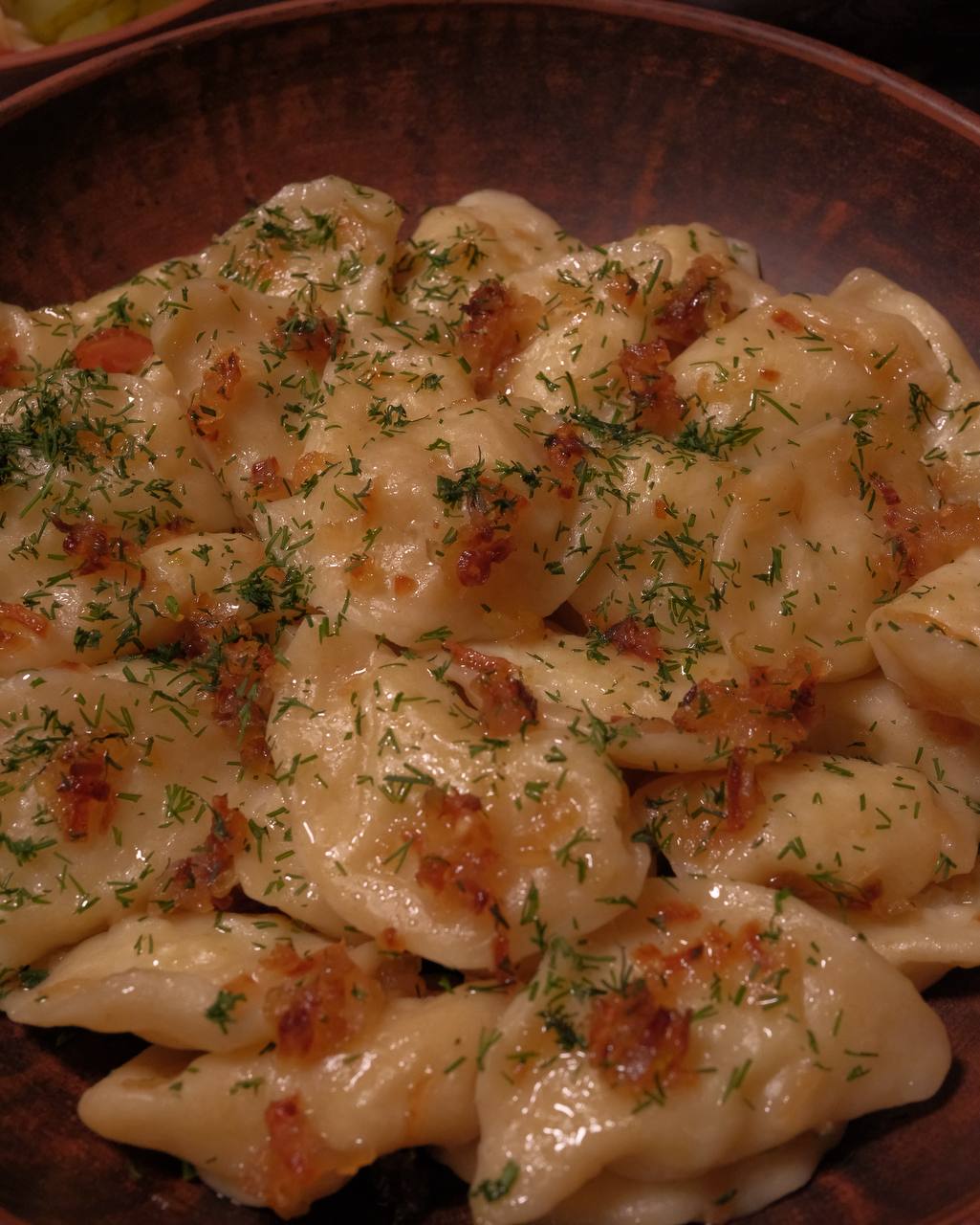 Вареники з картоплею. 