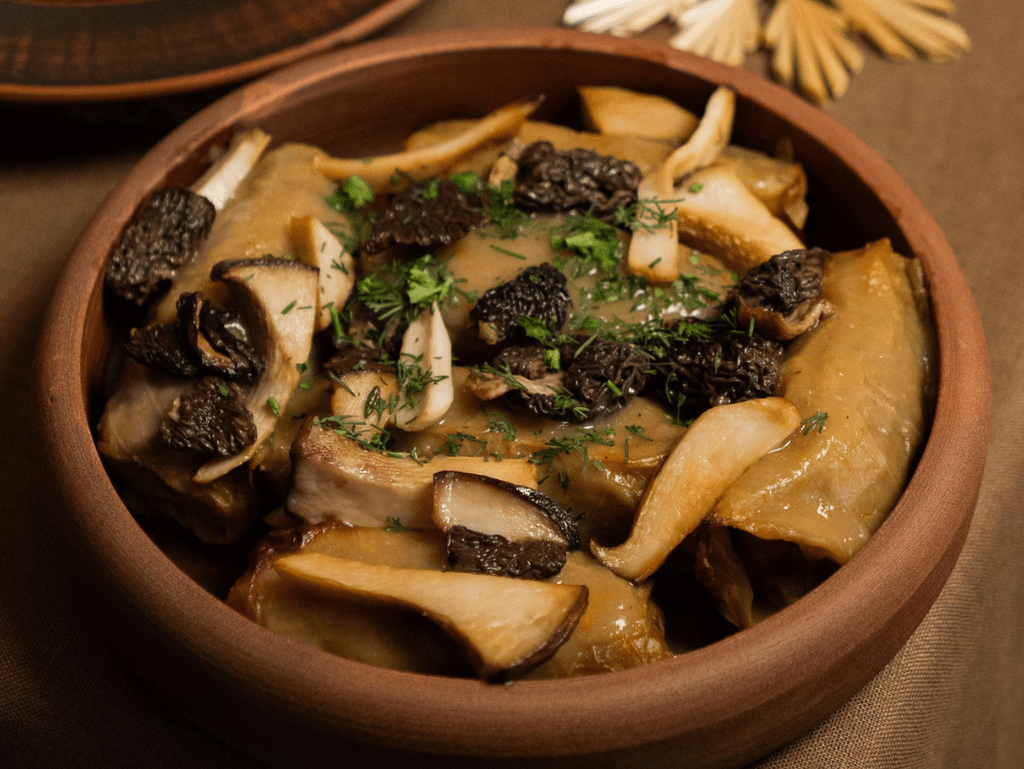 СВ- Голубці  з білими грибами та зморшками