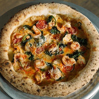 замовити піцу з креветками