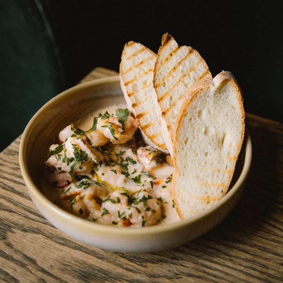 замовити креветки у вершковому соусі